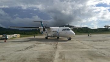 Plane from El Nido to Puerto Princesa